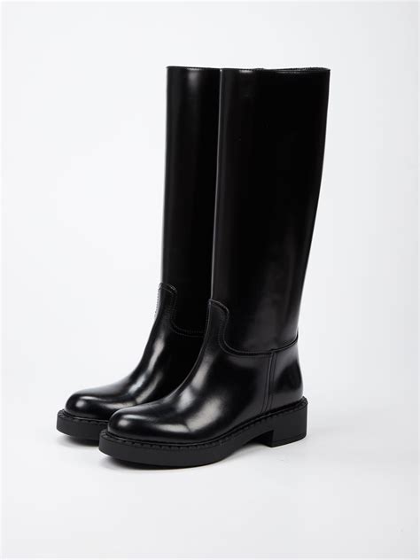 prada stiefel schwarz|Prada Stiefel für Damen .